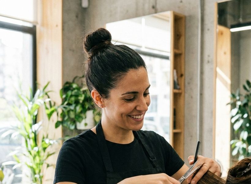 Profesional consultando sus ingresos en Glufes
